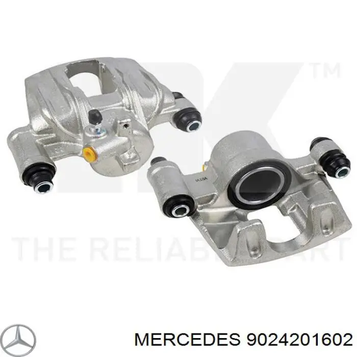 9024201602 Mercedes суппорт тормозной задний левый