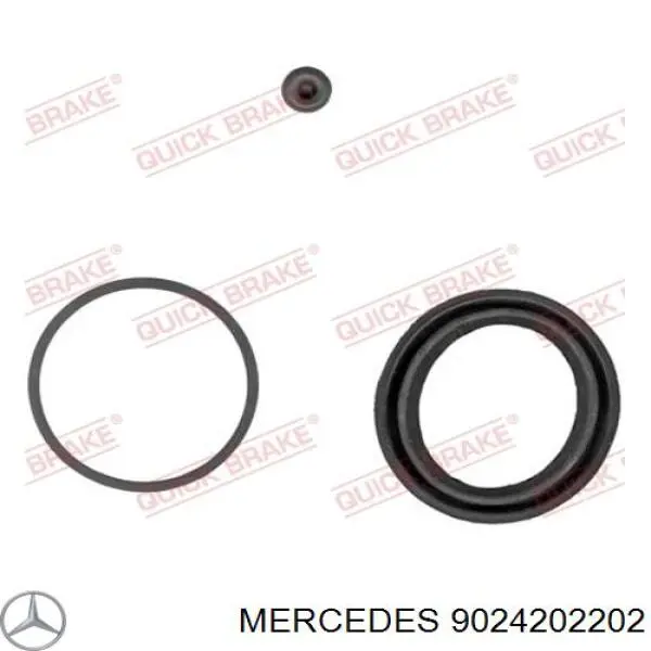 9024202202 Mercedes Тормозной суппорт задний левый