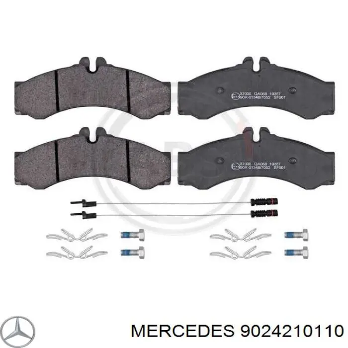 9024210110 Mercedes передние тормозные колодки