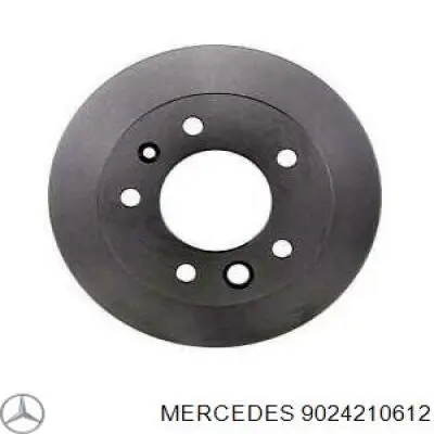 9024210612 Mercedes диск тормозной передний
