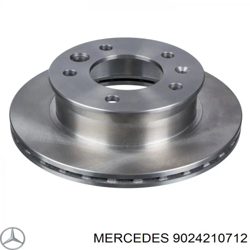 9024210712 Mercedes диск тормозной передний