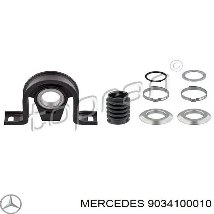 Купить 9034100010 Mercedes Опорный подшипник карданного вала