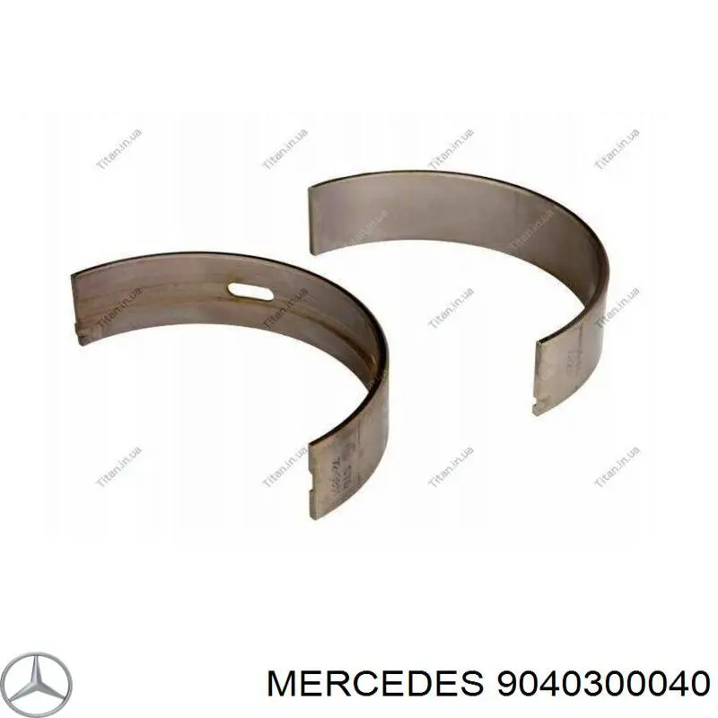 Купить 9040300040 Mercedes Вкладыши коленвала, коренные, комплект, стандарт (STD)