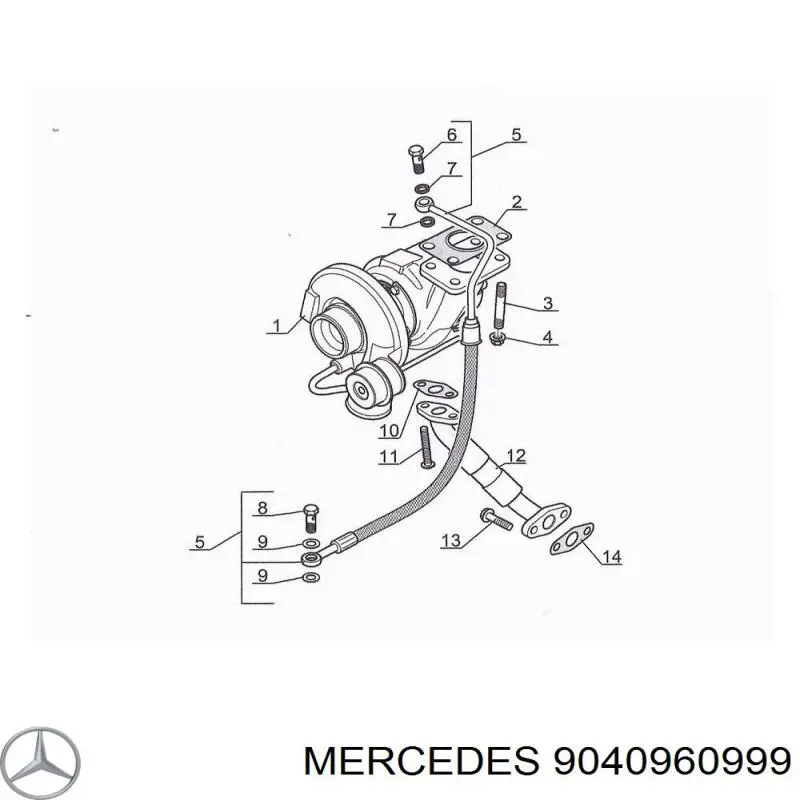 A904096569980 Mercedes турбина