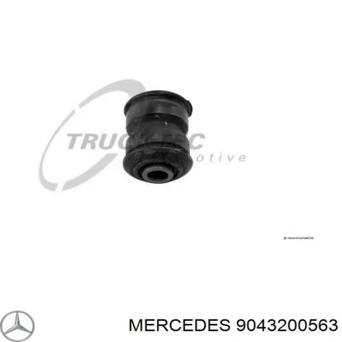 904 320 05 63 Mercedes argola da suspensão de lâminas traseira