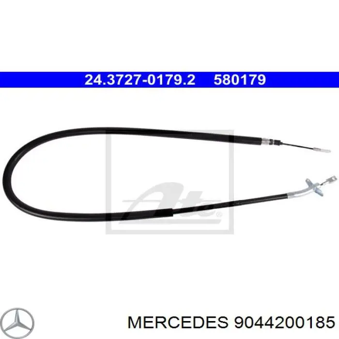 9044200185 Mercedes трос ручного тормоза задний левый