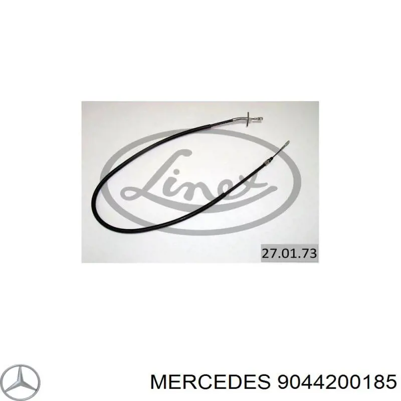 Трос ручного тормоза задний Mercedes 9044200185 цена, от 12.78 USD