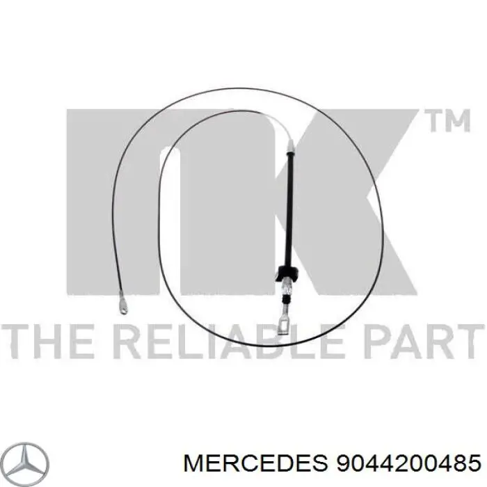 Трос ручного тормоза передний Mercedes 9044200485 цена, от 10.21 USD