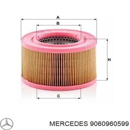 9060960599 Mercedes turbina