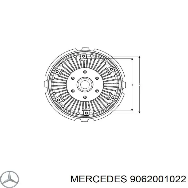 Вискозная муфта Mercedes 9062001022 цена, от 265.71 USD