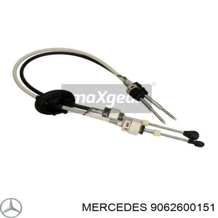 9062600151 Mercedes трос переключения передач сдвоенный