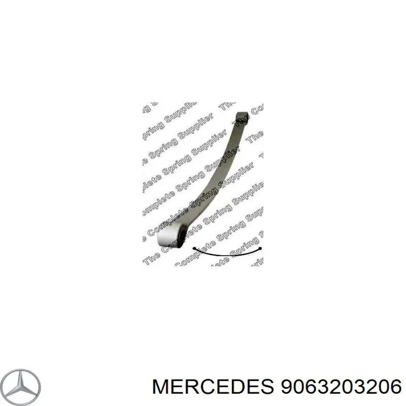 9063203206 Mercedes Задние рессоры