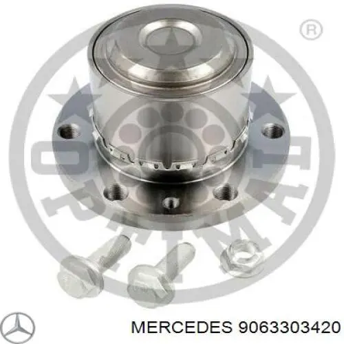 Купить 9063303420 Mercedes Цапфа поворотная левая