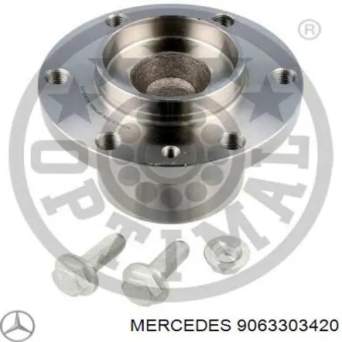 Цапфа передняя левая 9063303420 Mercedes