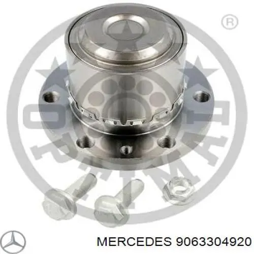 9063304920 Mercedes Цапфа - поворотный кулак передний, левый
