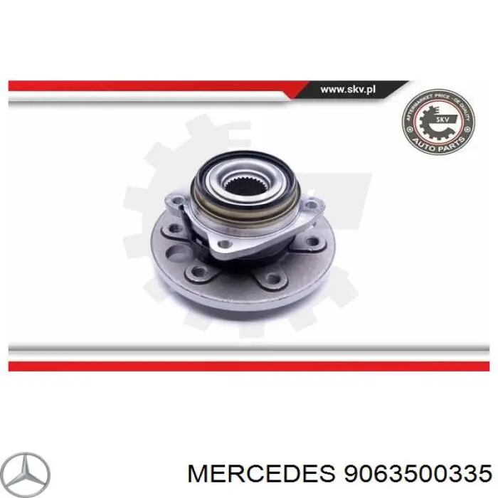 Ступицы задних колес Mercedes 9063500335 цена, от 144.66 USD