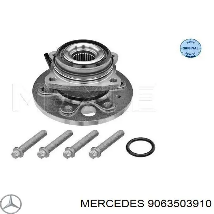 Полуось задняя левая 9063503910 Mercedes