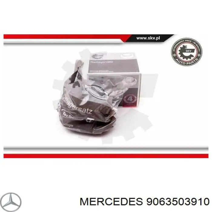 Полуось задняя, левая Mercedes 9063503910