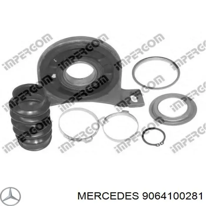 9064100281 Mercedes подвесной подшипник карданного вала