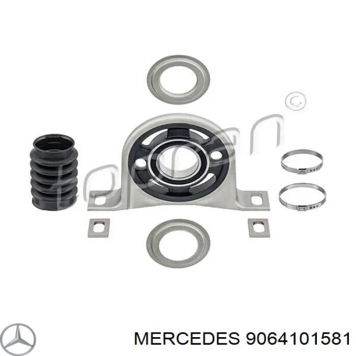 Карданный подшипник Mercedes 9064101581 цена, от 53.04 USD