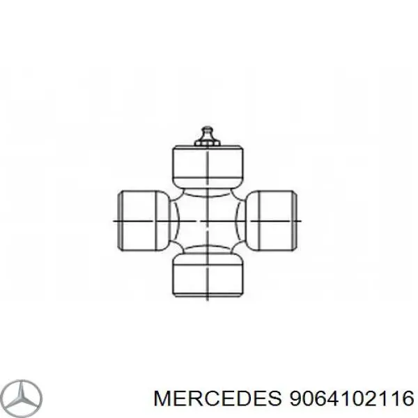 Кардан задний A9064102016 Mercedes