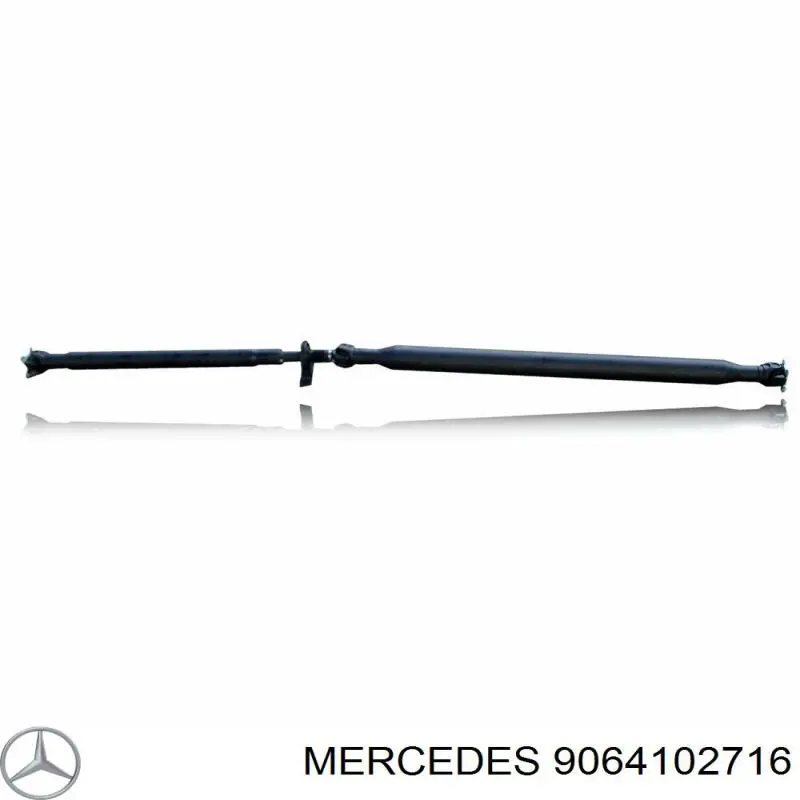 9064102716 Mercedes Вал карданный задний, задняя часть