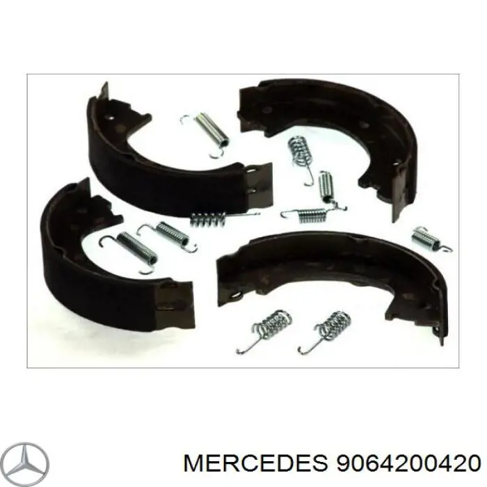 Тормозные колодки стояночного тормоза Mercedes 9064200420 цена, от 29.63 USD