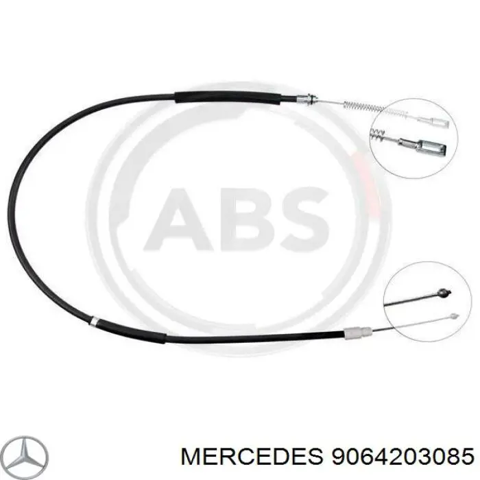 Задний трос ручника Mercedes 9064203085 цена, от 15.88 USD