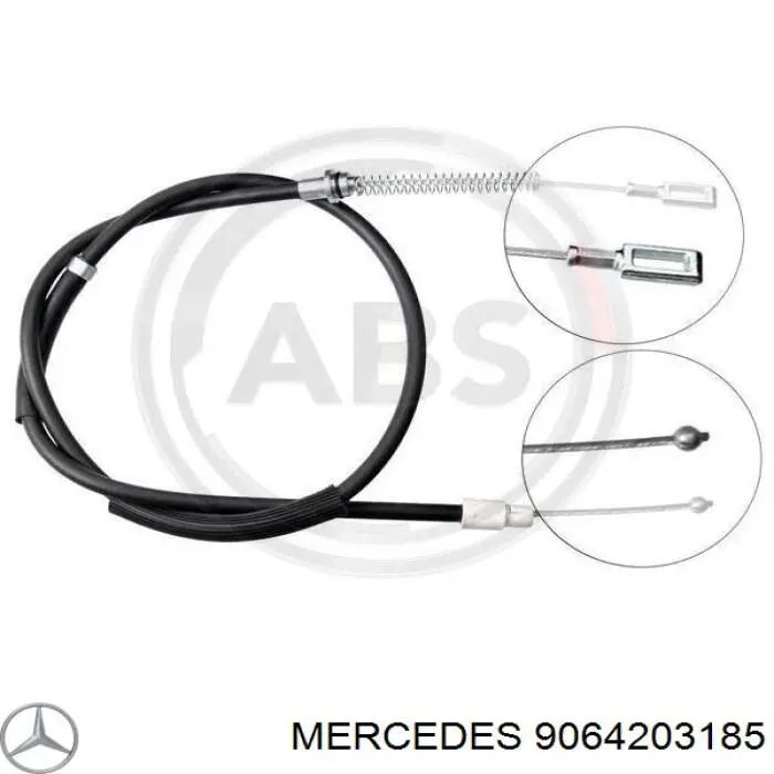 Задний трос ручника Mercedes 9064203185 цена, от 13.21 USD