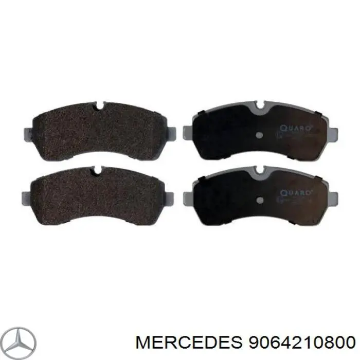 Передние тормозные колодки 9064210800 Mercedes