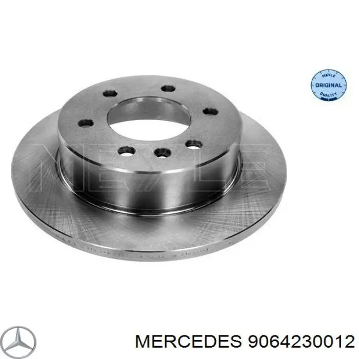 9064230012 Mercedes disco do freio traseiro