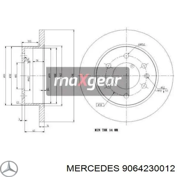 9064230012 Mercedes