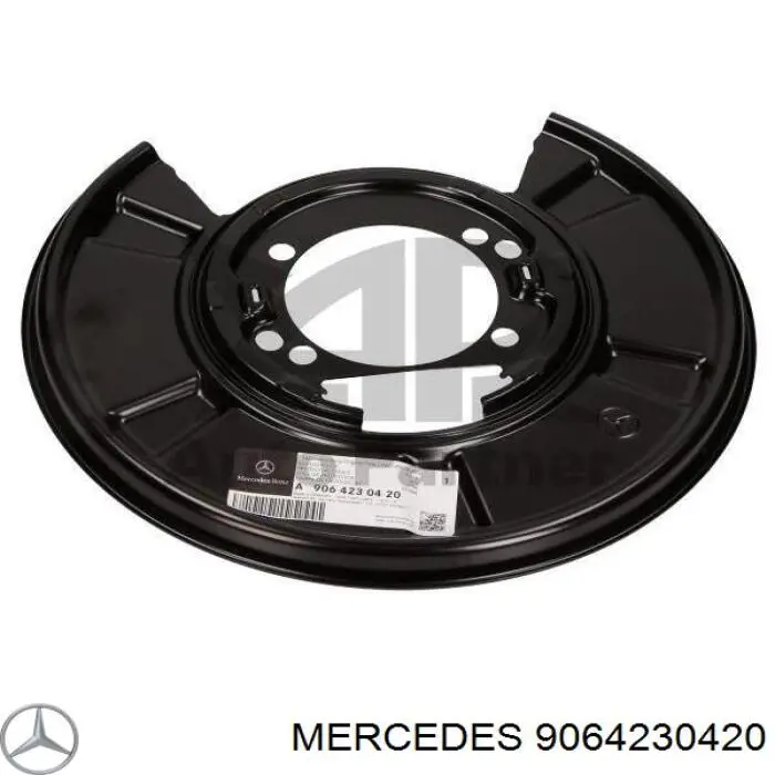 9064230420 Mercedes защита тормозного диска заднего