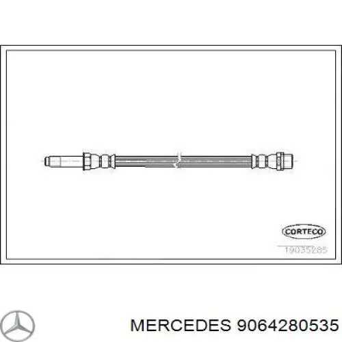 Купить 9064280535 Mercedes Шланг тормозной передний