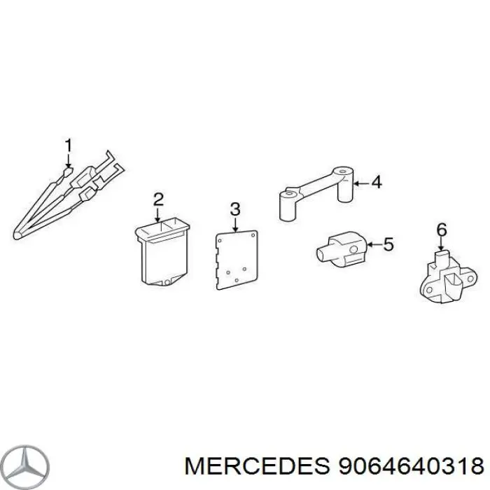 9064640318 MERCEDES Anillo de AIRBAG original y equivalente