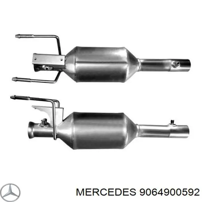 9064900592 Mercedes сажевый фильтр системы отработавших газов
