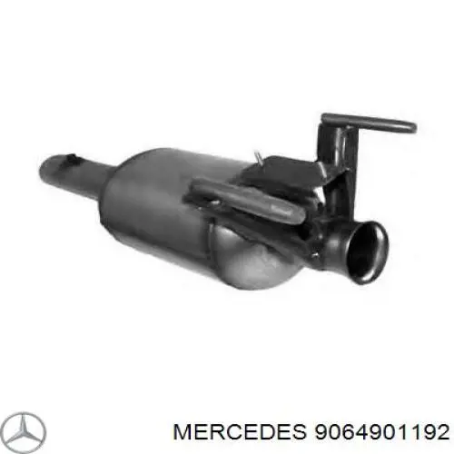 9064901192 Mercedes сажевый фильтр системы отработавших газов