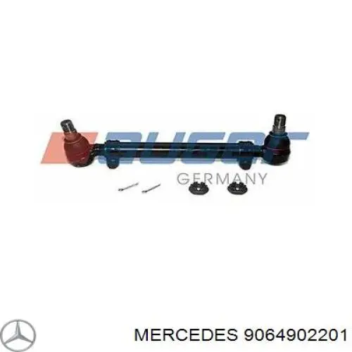 9064902201 Mercedes Глушитель центральный