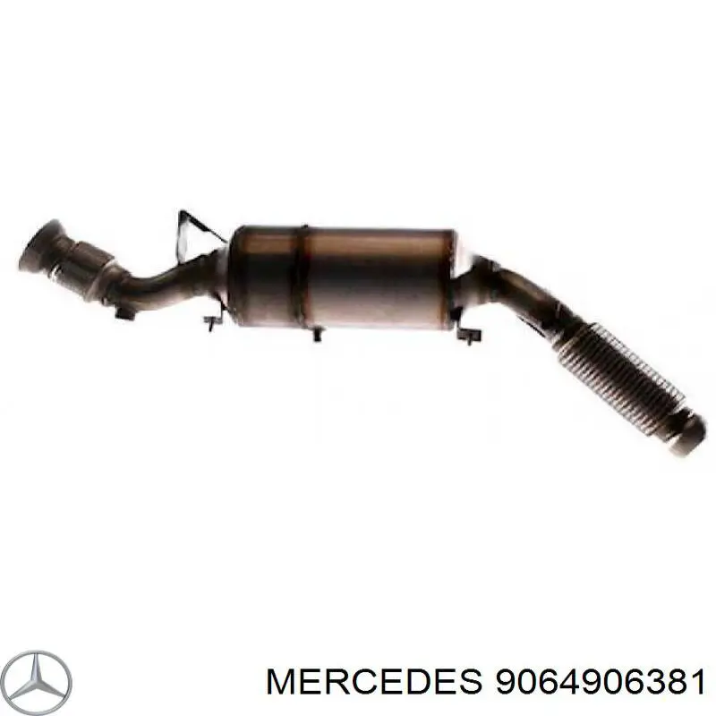 Купить 9064906381 Mercedes Преобразователь отработавших газов