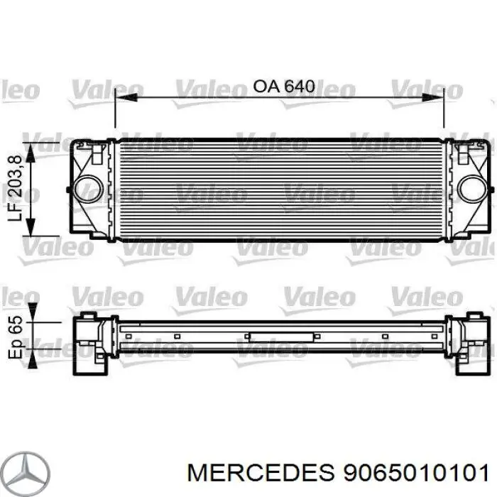 Система охлаждения наддувочного воздуха Mercedes 9065010101 цена, от 121.91 USD