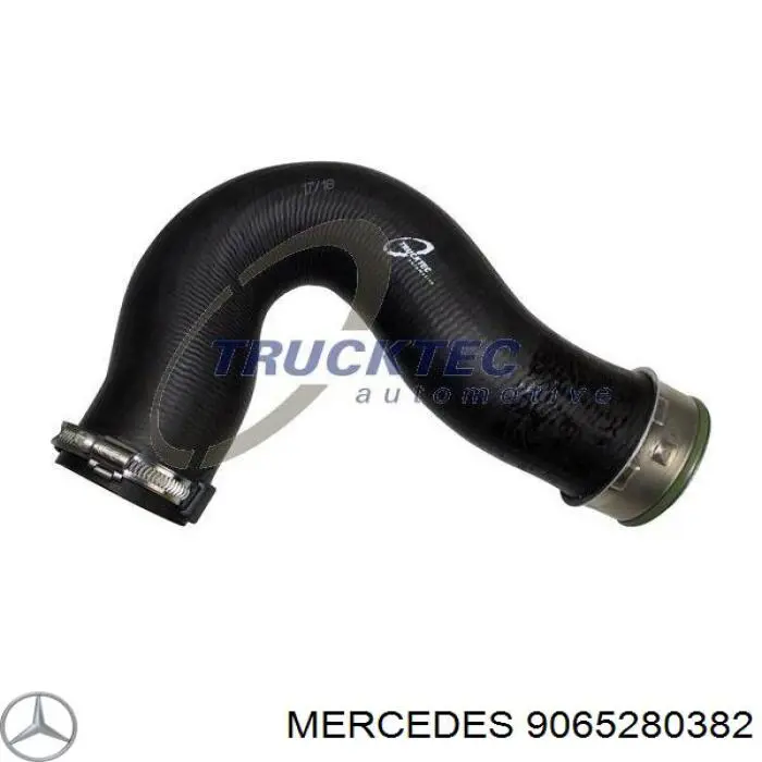 Tubo flexible de aire de sobrealimentación derecho 9065280382 Mercedes