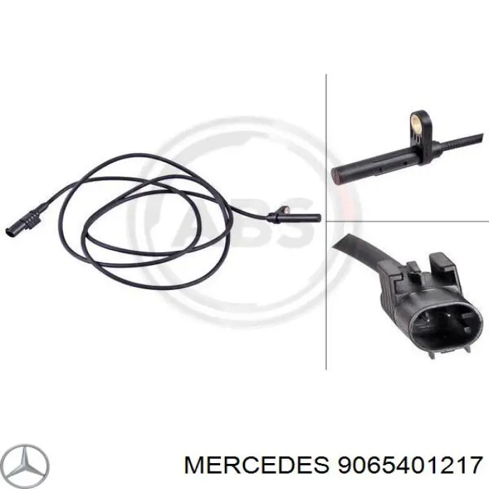 9065401217 Mercedes sensor abs traseiro direito