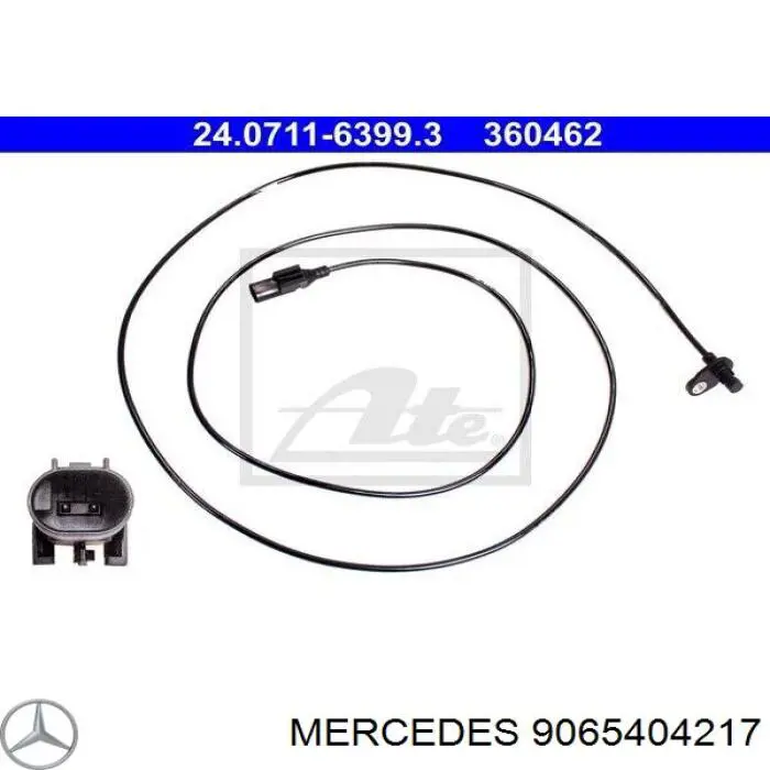 Датчик АБС (ABS) задний правый 9065404217 Mercedes