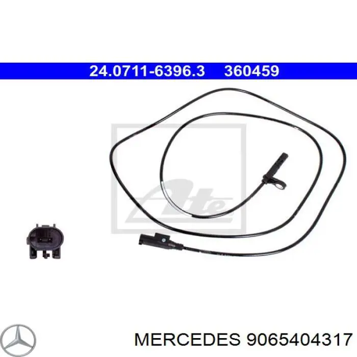 9065404317 Mercedes sensor abs traseiro esquerdo