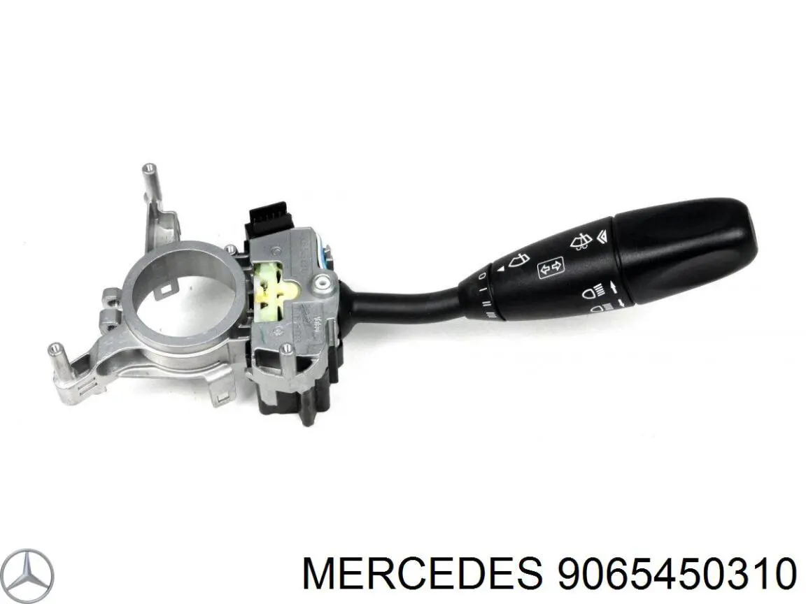 9065450310 Mercedes comutador esquerdo instalado na coluna da direção