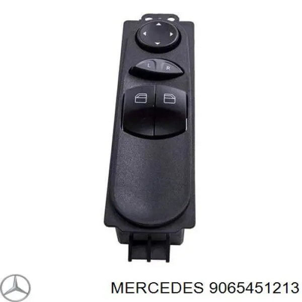 Кнопочный блок управления стеклоподъемником передний левый 9065451213 Mercedes