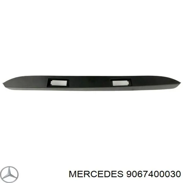 9067400030 Mercedes корпус фонаря подсветки номерного знака