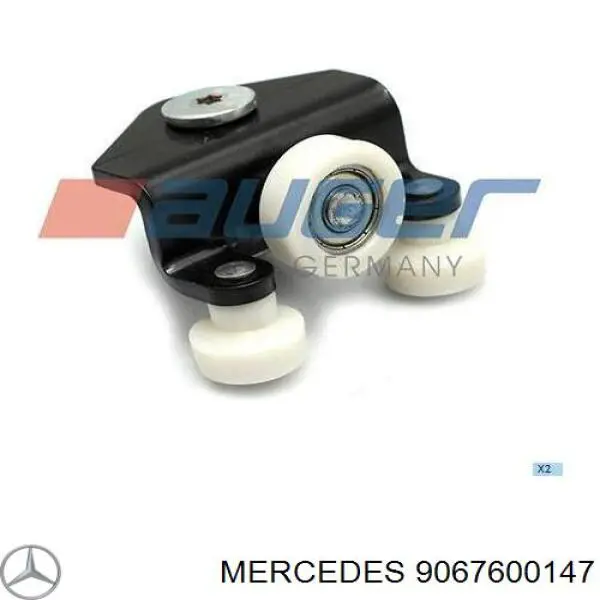 Купить 9067600147 Mercedes Ролик двери боковой (сдвижной) правый верхний