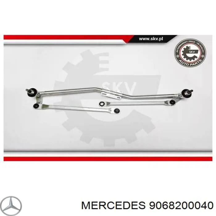 Трапеция дворников Mercedes 9068200040