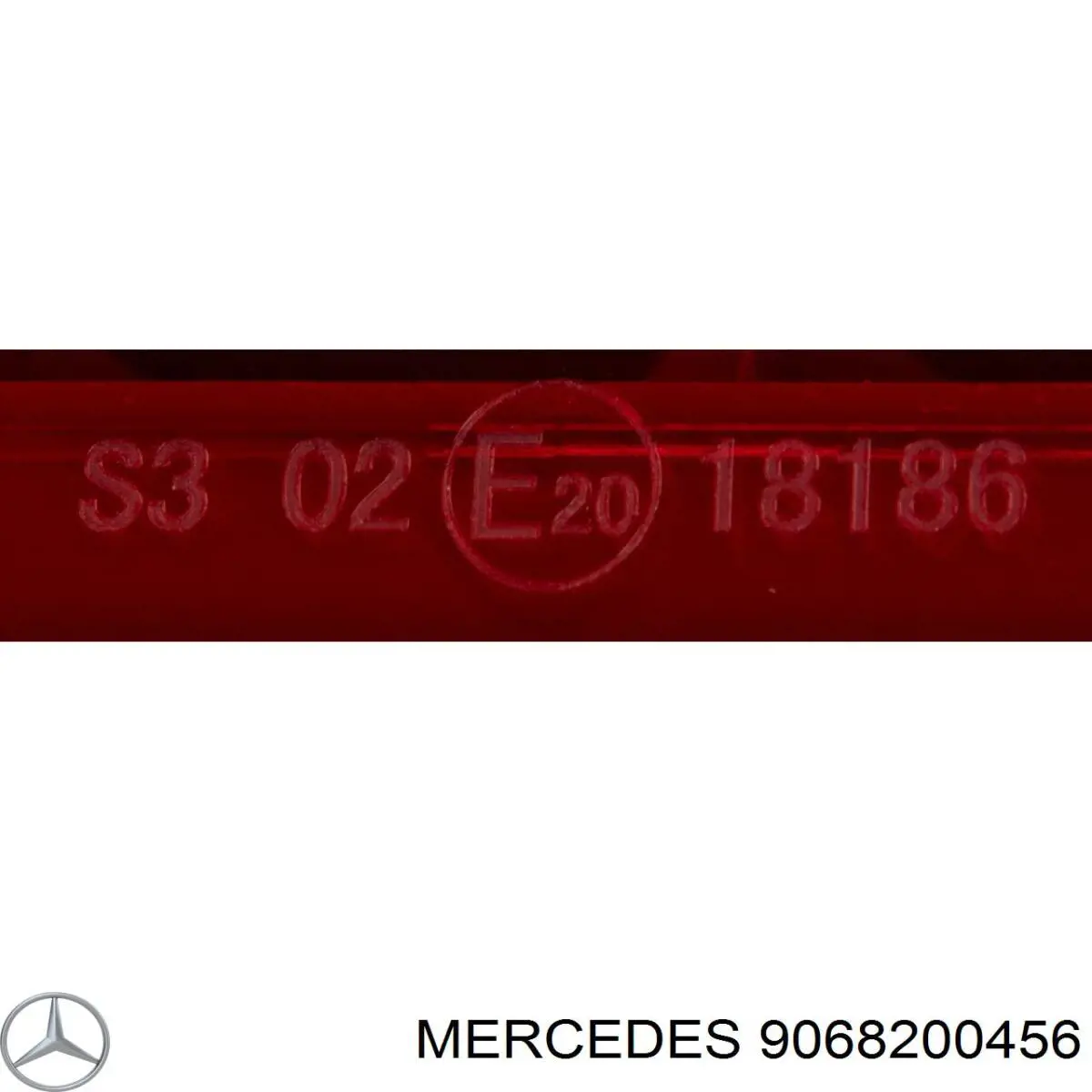9068200456 Mercedes стоп-сигнал задний дополнительный